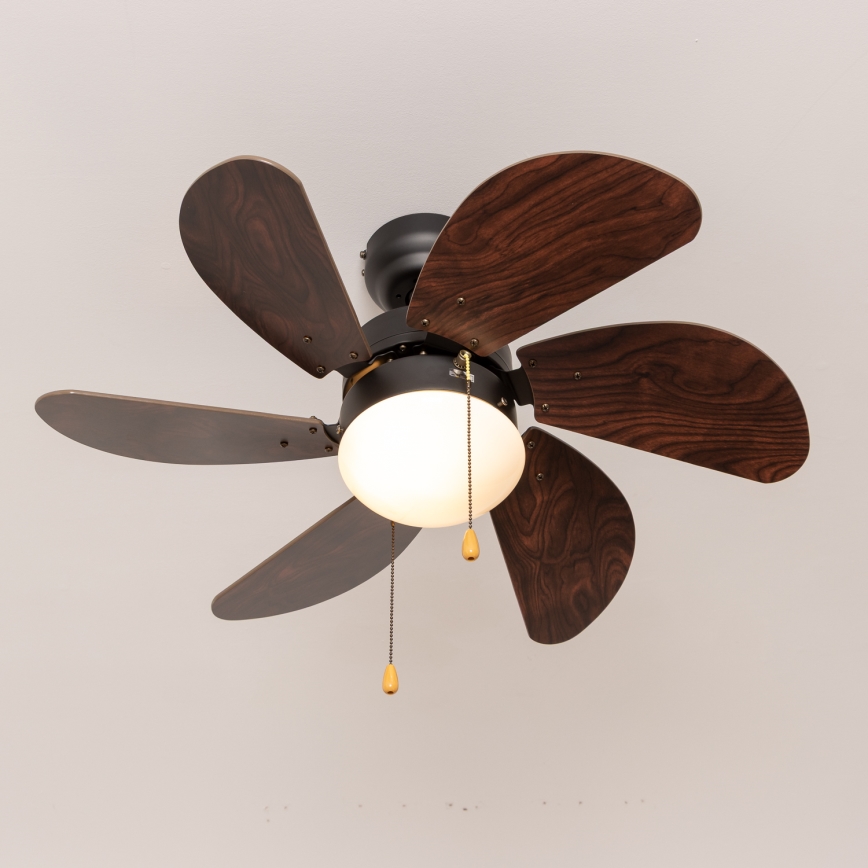 ZEVENTI - Ventilador de techo FAMARA 1xE14/60W/230V