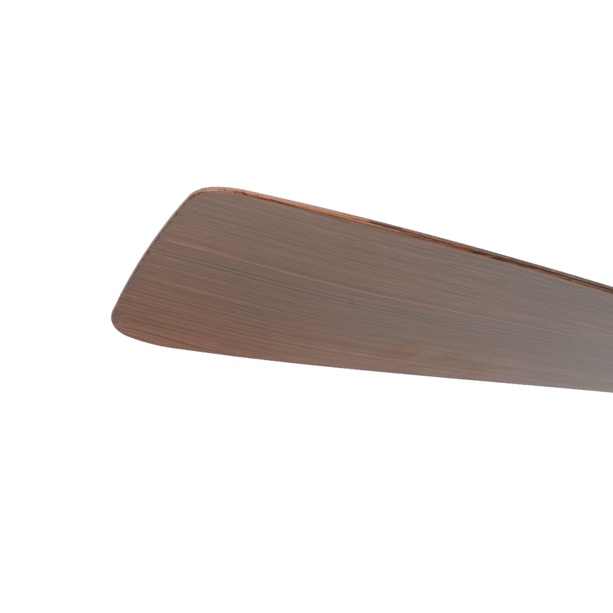 ZEVENTI - Ventilador de techo LED regulable AERYS LED/24W/230V 3000/4000/6000K Wi-Fi Tuya negro/nogal + mando a distancia