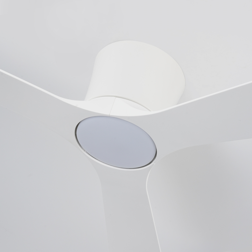 ZEVENTI - Ventilador de techo LED regulable AUREX LED/24W/230V 3000/4000/6000K Wi-Fi Tuya blanco + mando a distancia