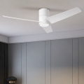 ZEVENTI - Ventilador de techo LED BARROSA LED/18W/230V 3000/4000/6000K Wi-Fi Tuya blanco + mando a distancia