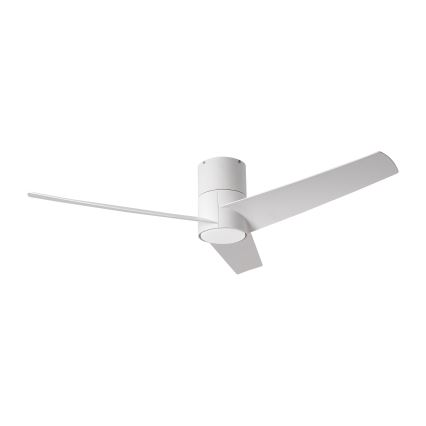 ZEVENTI - Ventilador de techo LED BARROSA LED/18W/230V 3000/4000/6000K Wi-Fi Tuya blanco + mando a distancia