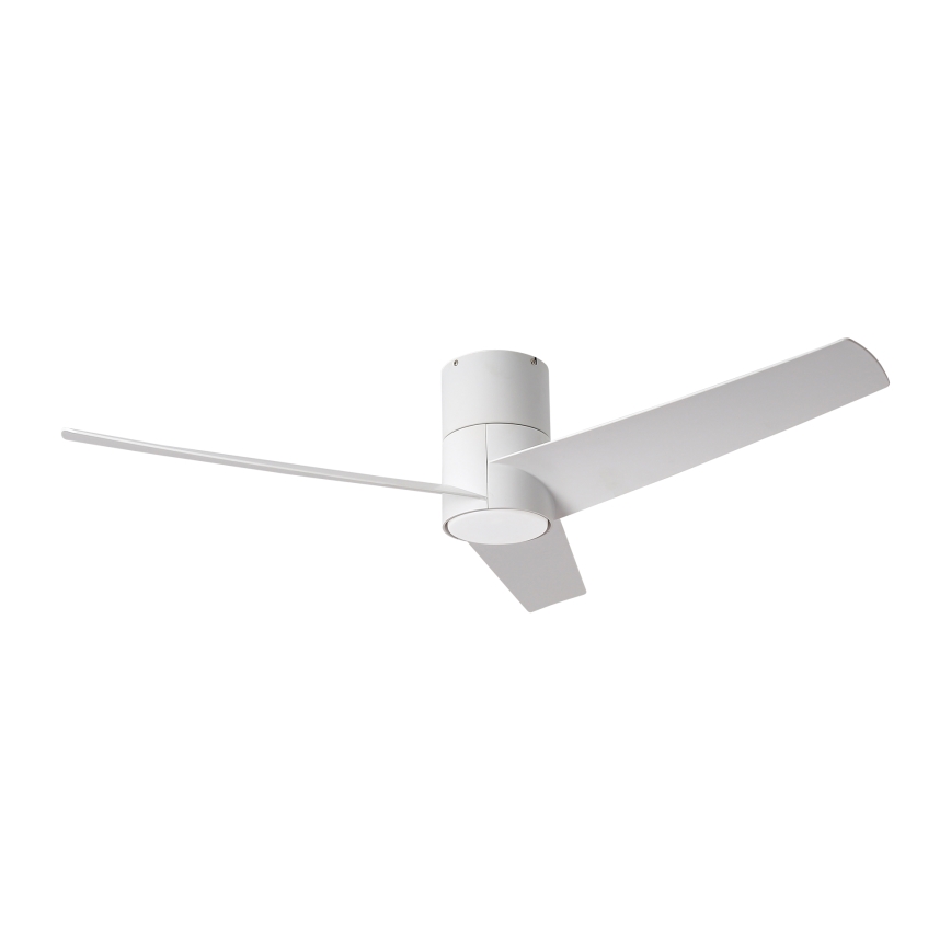 ZEVENTI - Ventilador de techo LED BARROSA LED/18W/230V 3000/4000/6000K Wi-Fi Tuya blanco + mando a distancia