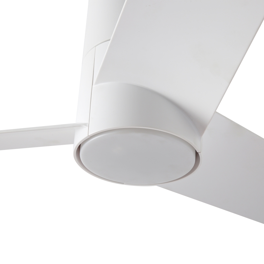 ZEVENTI - Ventilador de techo LED BARROSA LED/18W/230V 3000/4000/6000K Wi-Fi Tuya blanco + mando a distancia