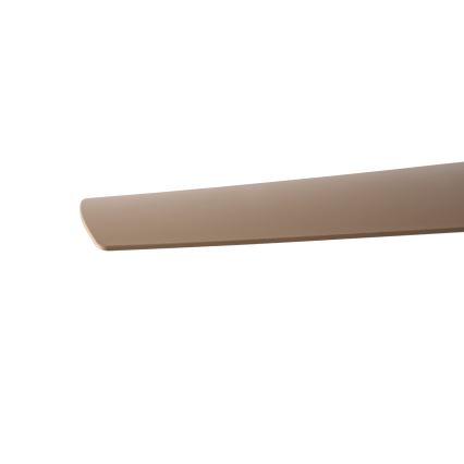 ZEVENTI - Ventilador de techo LED BARROSA LED/18W/230V 3000/4000/6000K Wi-Fi Tuya beige + mando a distancia