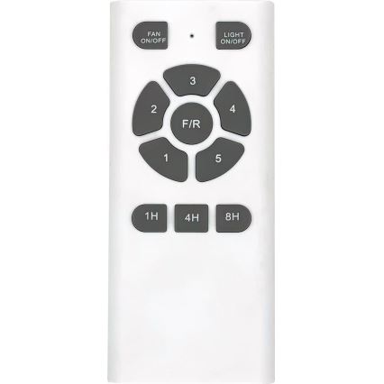 ZEVENTI - Ventilador de techo LED NATURITO LED/18W/230V 3000/4000/6000K Wi-Fi Tuya blanco/roble + mando a distancia