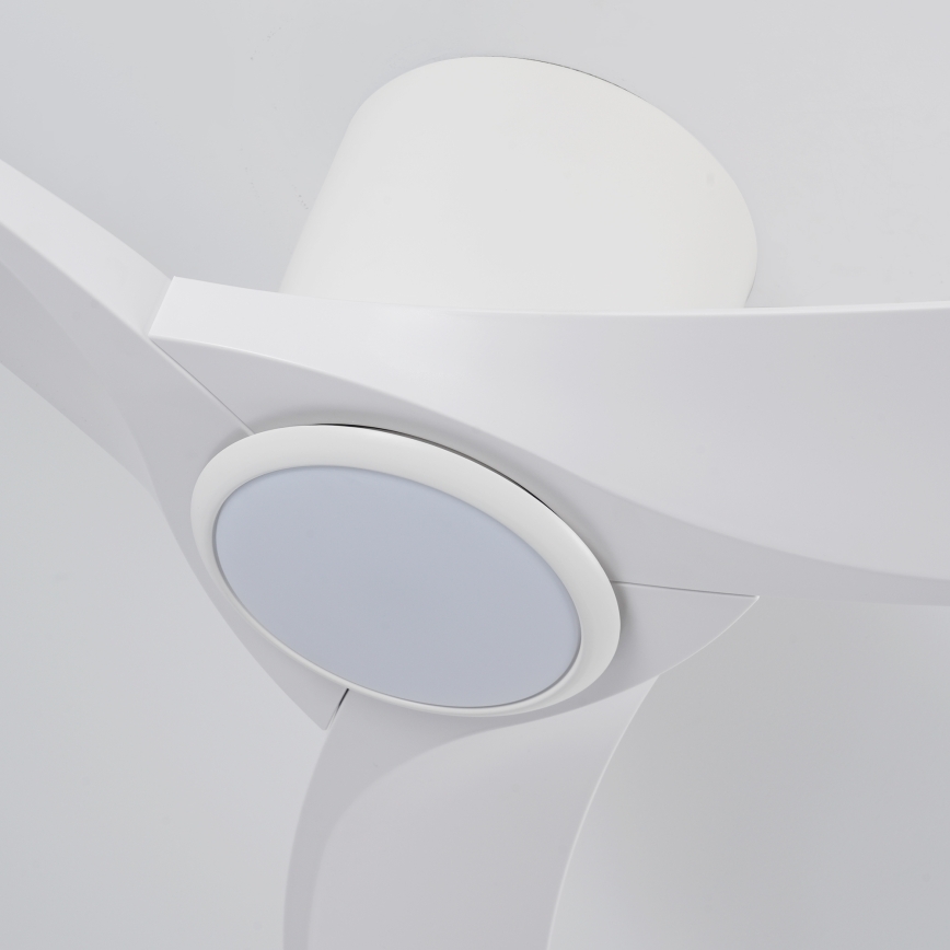 ZEVENTI - Ventilador de techo LED regulable ORBITO LED/24W/230V 3000/4000/6000K Wi-Fi Tuya blanco + mando a distancia