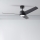 ZEVENTI - Ventilador de techo LED ORVIETO LED/18W/230V 3000-6000K Wi-Fi Tuya negro + mando a distancia