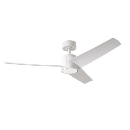 ZEVENTI - Ventilador de techo LED ORVIETO LED/18W/230V 3000/4000/6000K Wi-Fi Tuya blanco + mando a distancia
