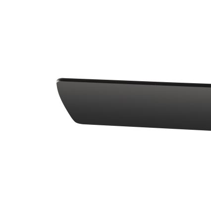 ZEVENTI - Ventilador de techo LED ORVIETO LED/18W/230V 3000-6000K Wi-Fi Tuya negro + mando a distancia