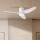 ZEVENTI - Ventilador de techo LED PADUA LED/18W/230V 3000-6000K Wi-Fi Tuya blanco + mando a distancia