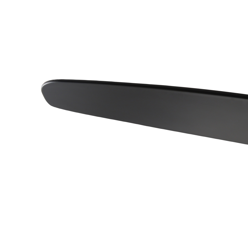 ZEVENTI - Ventilador de techo LED regulable PADUA LED/18W/230V 3000-6000K Wi-Fi Tuya negro + control remoto