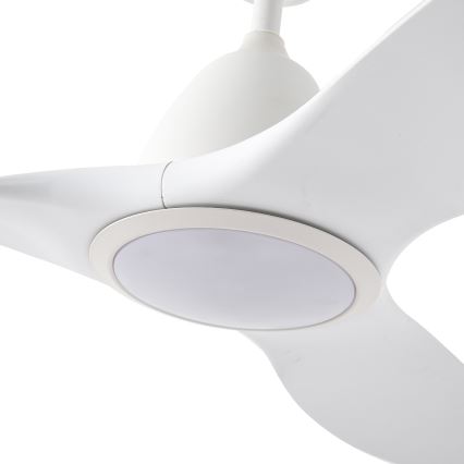ZEVENTI - Ventilador de techo LED URBINO LED/20W/230V 3000/4000/6000K Wi-Fi Tuya blanco + mando a distancia