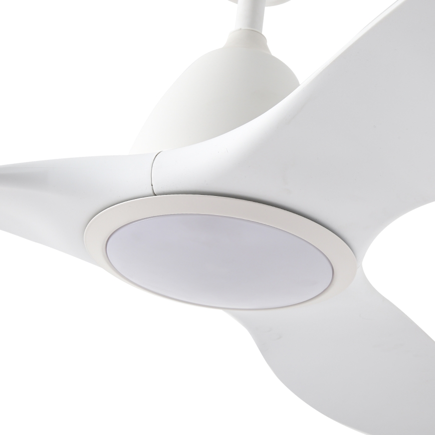 ZEVENTI - Ventilador de techo LED URBINO LED/20W/230V 3000/4000/6000K Wi-Fi Tuya blanco + mando a distancia