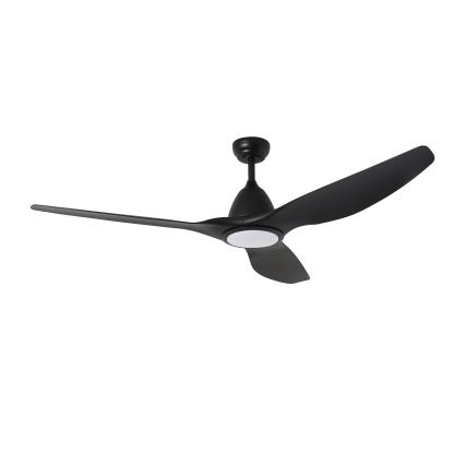 ZEVENTI - Ventilador de techo LED URBINO LED/20W/230V 3000-6000K Wi-Fi Tuya negro + mando a distancia