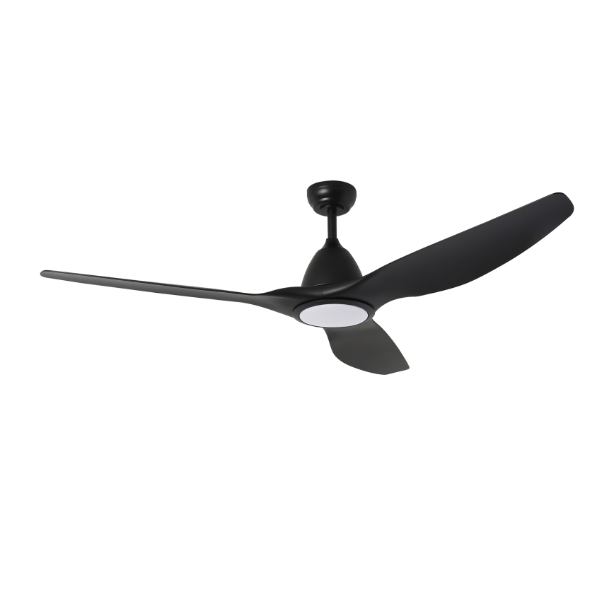 ZEVENTI - Ventilador de techo LED URBINO LED/20W/230V 3000-6000K Wi-Fi Tuya negro + mando a distancia