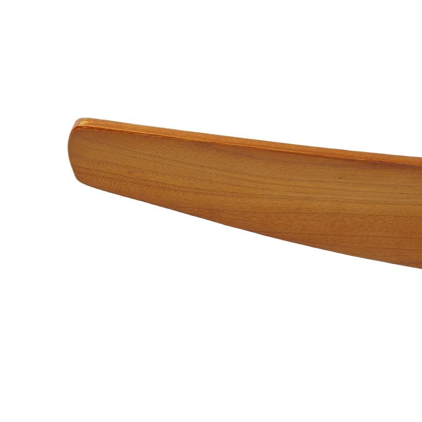 ZEVENTI - Ventilador de techo SPELLO Wi-Fi Tuya negro/roble + mando a distancia