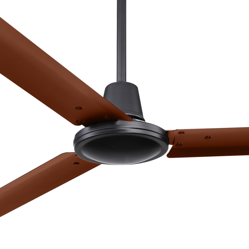 ZEVENTI - Ventilador de techo TOFINO marrón