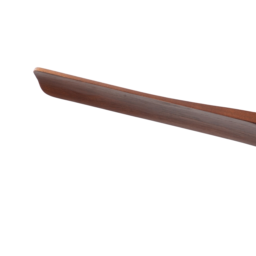 ZEVENTI - Ventilador de techo VELLON Wi-Fi Tuya negro/nogal + mando a distancia