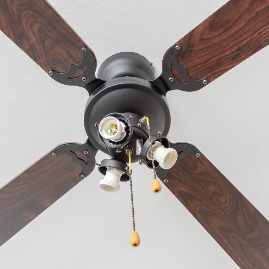 ZEVENTI - Ventilador de techo ZURRIOLA 3xE27/60W/230V