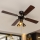 ZEVENTI - Ventilador de techo ZURRIOLA 3xGU10/50W/230V
