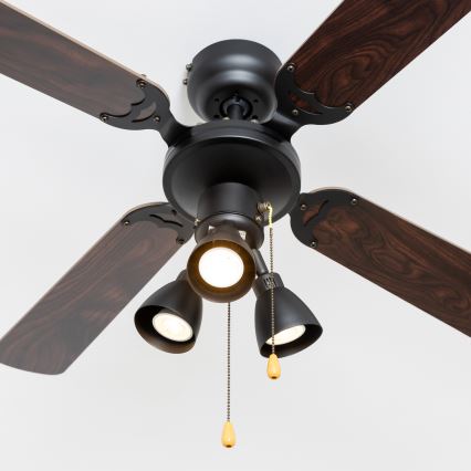 ZEVENTI - Ventilador de techo ZURRIOLA 3xGU10/50W/230V