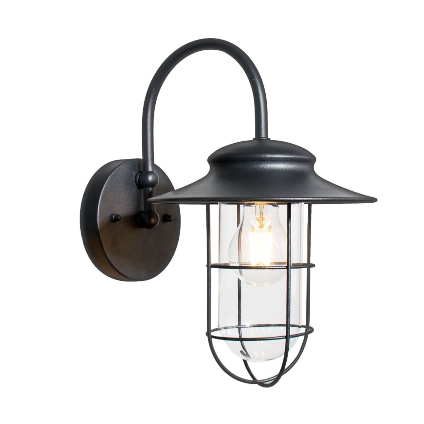 Zuma Line - Aplique de exterior 1xE27/60W/230V IP44 negro