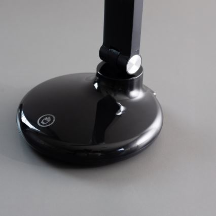 Zuma Line - Lámpara de mesa LED recargable LED/6W/1200 mAh 3000/4500/6000K CRI 90 negro