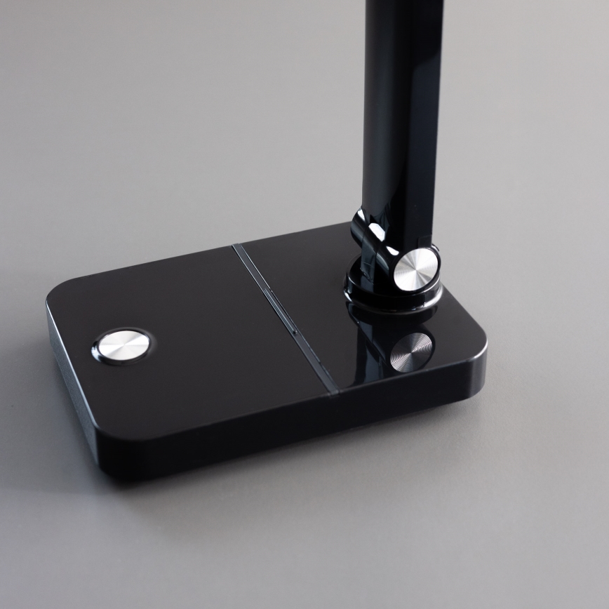 Zuma Line - Lámpara de mesa LED recargable LED/8W/1200 mAh 3000/4500/6000K CRI 90 negro