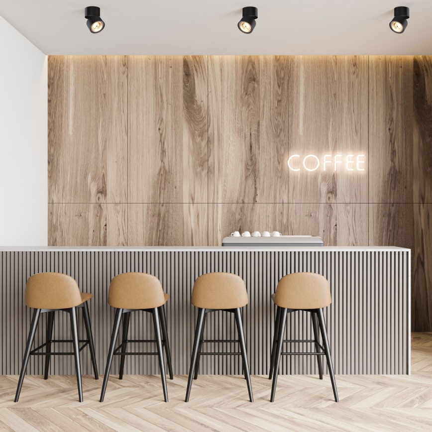 Zuma Line - Foco orientable 1xGU10-ES111/15W/230V negro