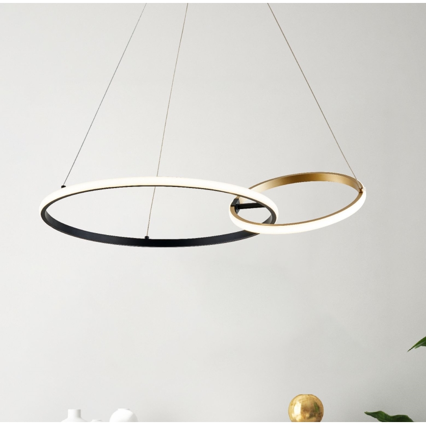Zuma Line - Lámpara LED colgante LED/36W/230V 3000/4000/6000K dorado