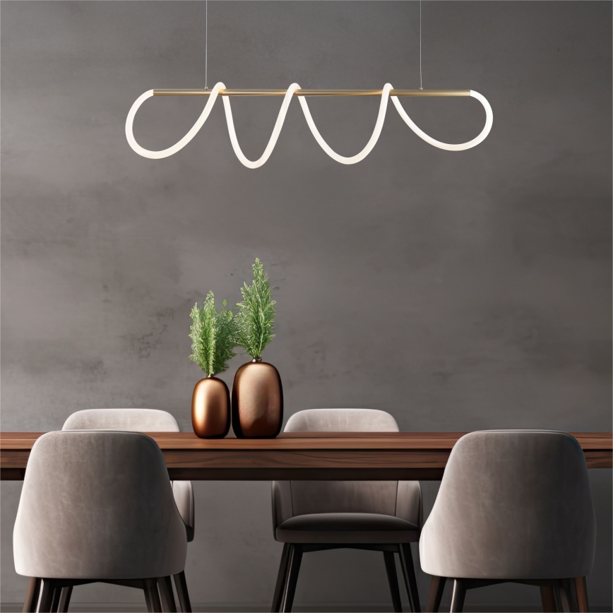 Zuma Line - Lámpara LED colgante LED/45W/230V 3000/4000/6000K dorado
