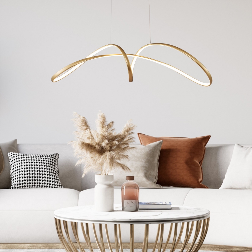 Zuma Line - Lámpara LED colgante LED/50W/230V 3000/4000/6000K dorado