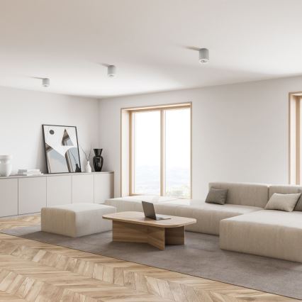 Zuma Line - Foco LED RGBW regulable 1xGU10/4,8W/230V blanco + mando a distancia