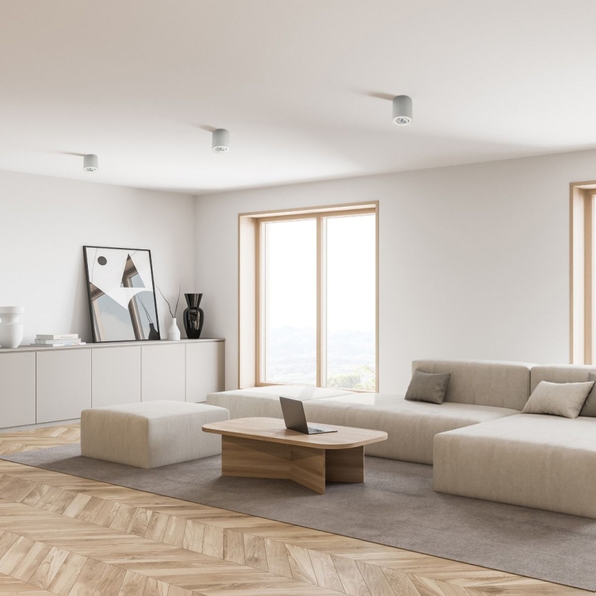 Zuma Line - Foco LED RGBW regulable 1xGU10/6W/230V blanco + mando a distancia