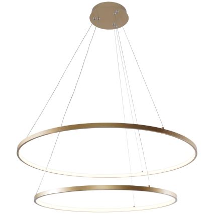 Zuma Line - Lámpara LED colgante LED/60W/230V 3000/4000/6000K diá. 80 cm dorado