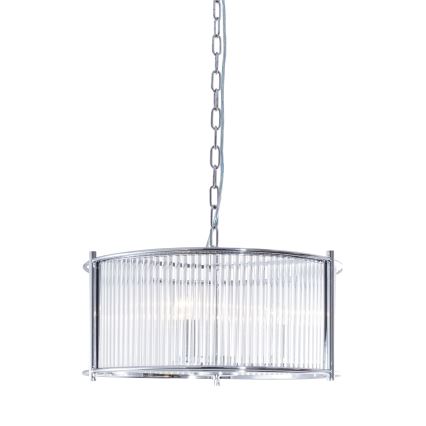 Zuma Line - Lámpara colgante con cadena 3xE27/40W/230V cromo brillante