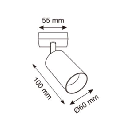 Zuma Line - Foco de pared 1xGU10/50W/230V dorado