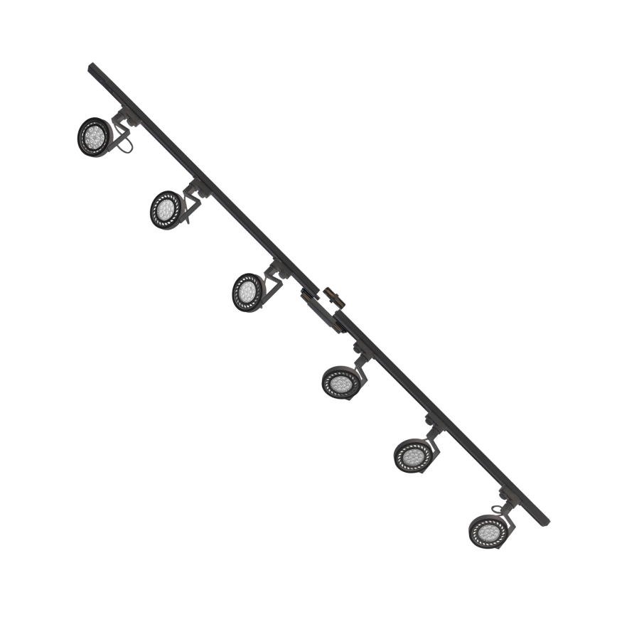 Zuma Line - Foco para sistema de rieles 6xGU10/10W/230V negro