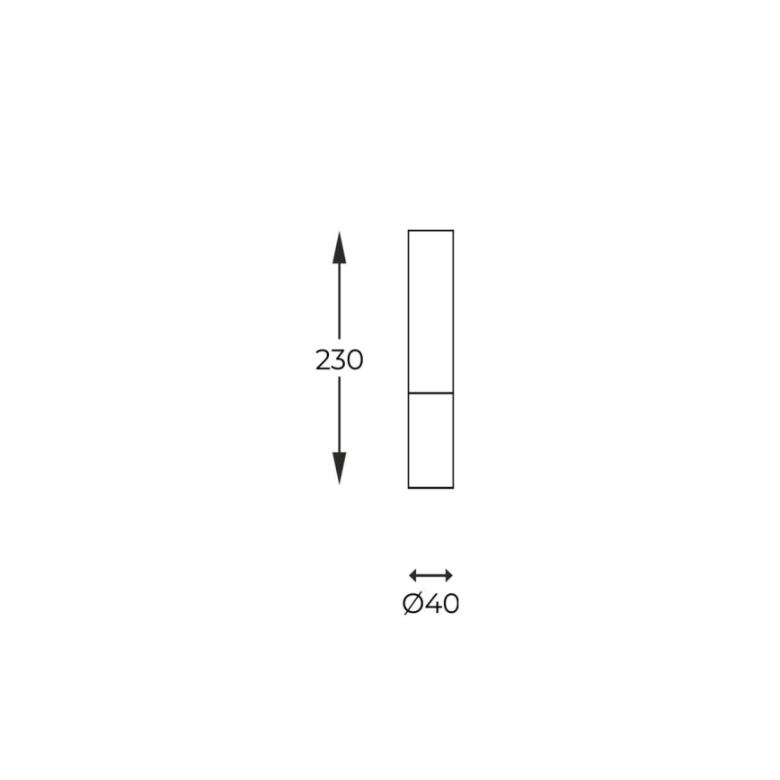 Zuma Line - Lámpara de techo con foco 1xG9/28W/230V 23 cm roble