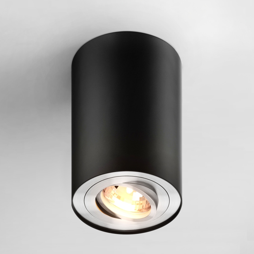 Zuma Line - Foco empotrable LED RGBW regulable 1xGU10/6W/230V negro + mando a distancia