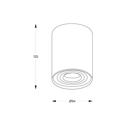 Zuma Line - Foco empotrable LED RGBW regulable 1xGU10/6W/230V negro + mando a distancia