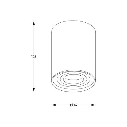 Zuma Line - Foco empotrable LED RGBW regulable 1xGU10/6W/230V dorado + mando a distancia