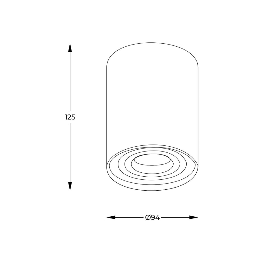 Zuma Line - Foco empotrable LED RGBW regulable 1xGU10/6W/230V dorado + mando a distancia