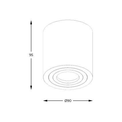 Zuma Line - LED RGBW regulable foco empotrable para baño 1xGU10/6W/230V IP44 blanco + mando a distancia