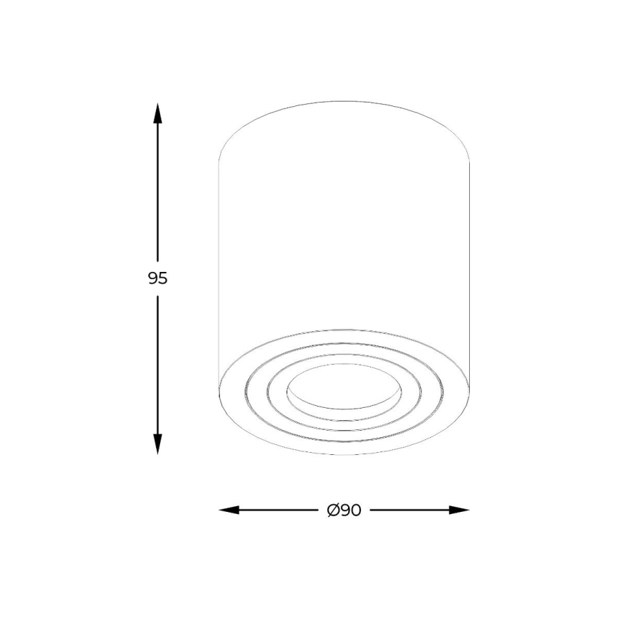 Zuma Line - LED RGBW regulable foco empotrable para baño 1xGU10/6W/230V IP44 blanco + mando a distancia