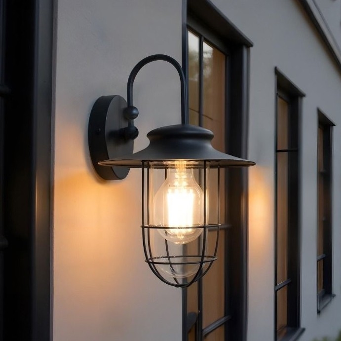 Zuma Line - Aplique de exterior 1xE27/60W/230V IP44 negro
