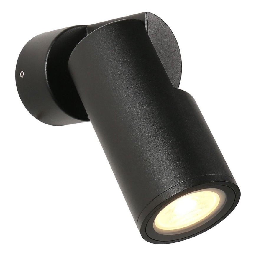 Zuma Line - Aplique de exterior 1xGU10/35W/230V IP65 negro