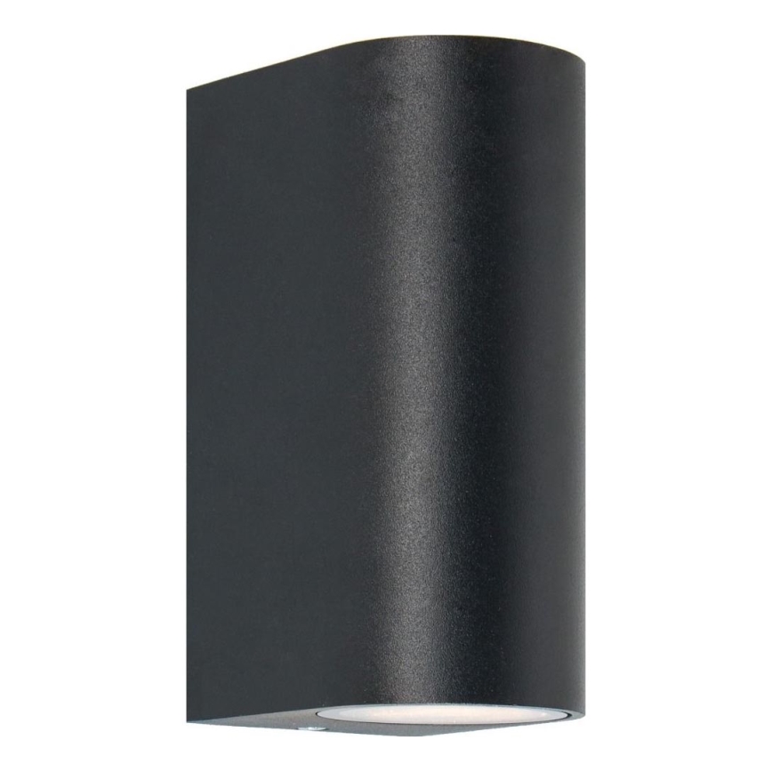 Zuma Line - Aplique de exterior 2xGU10/35W/230V IP44 negro