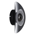 Zuma Line - Aplique de pared LED/8W/230V negro/negro ahumado