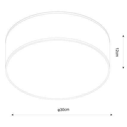 Zuma Line - Lámpara de techo 2xE14/40W/230V negro